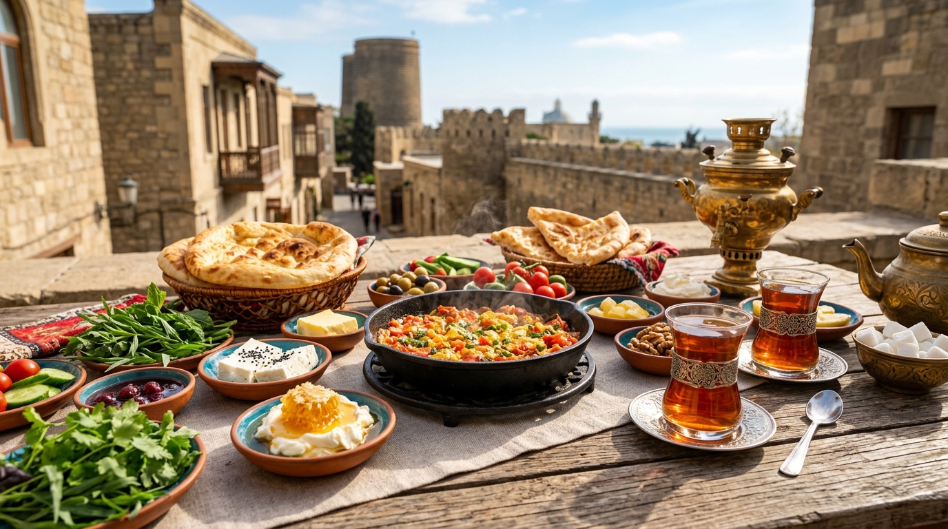 أفضل أماكن الإفطار التقليدي في باكو وأذربيجان: أشهر المطاعم والأطباق الصباحية